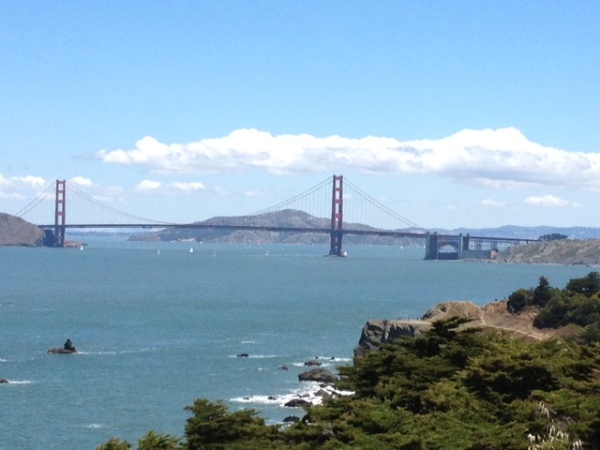 Vista da Golden Gate do Lincon Park